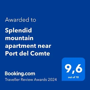 Splendid Mountain Near Port Del Comte Apartamento